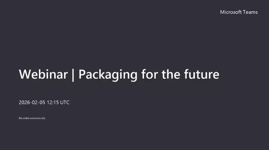 PPWR Webinar: Packaging for the Future by Stena Circular