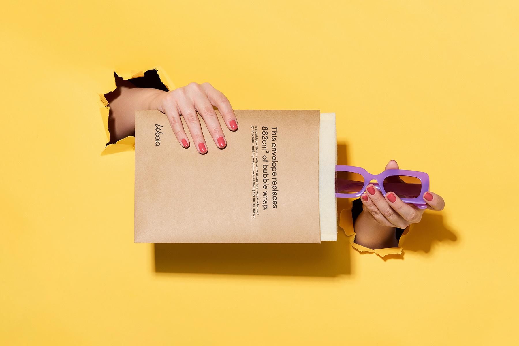 Waste wool padded envelope - Image 4