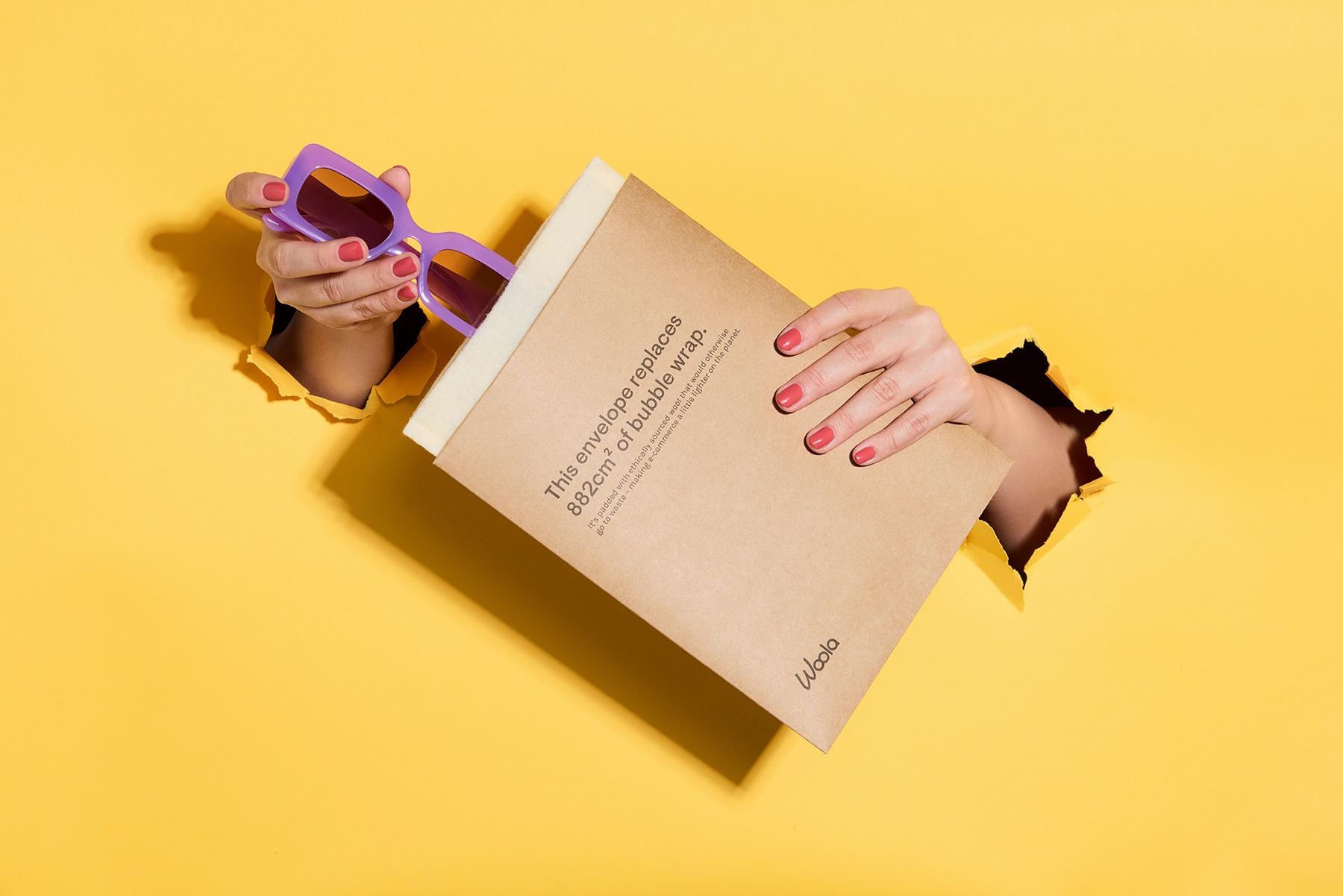 Waste wool padded envelope - Image 5