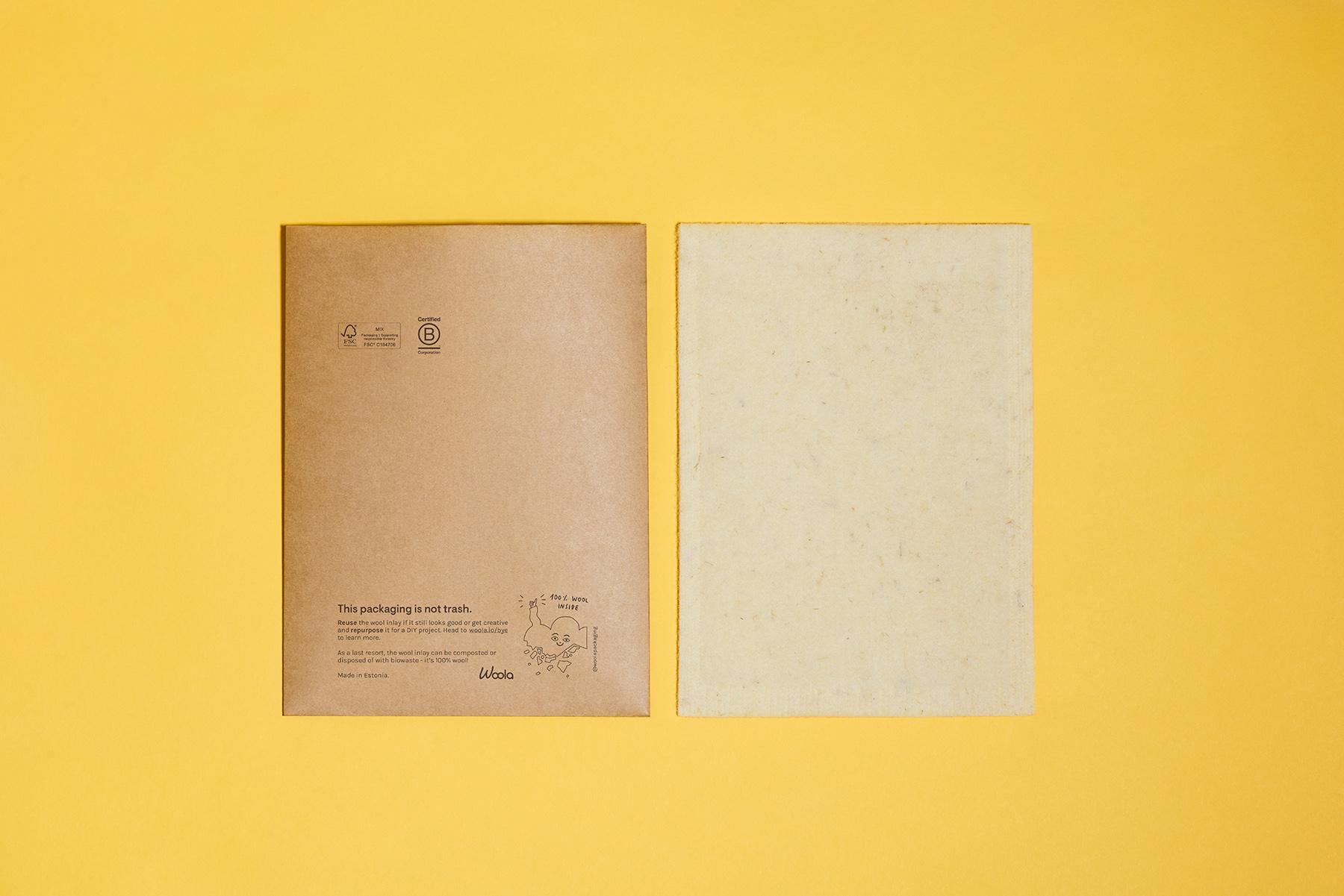 Waste wool padded envelope - Image 8