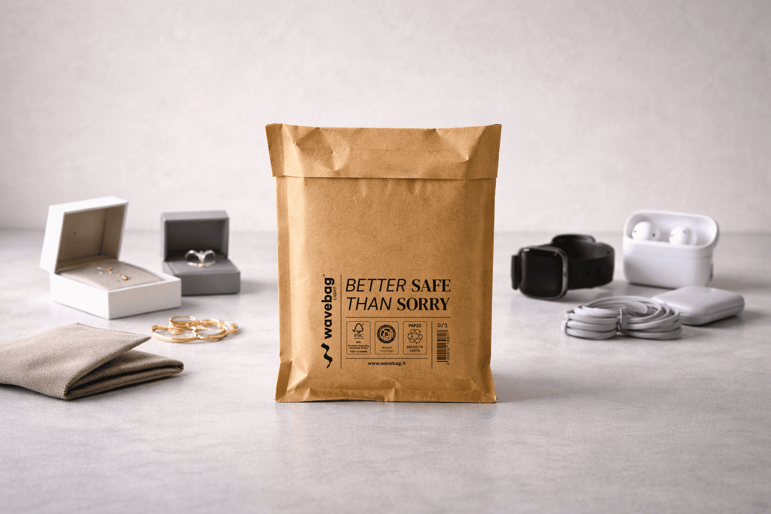 Paper padded envelope (Wavebag print) - Image 6